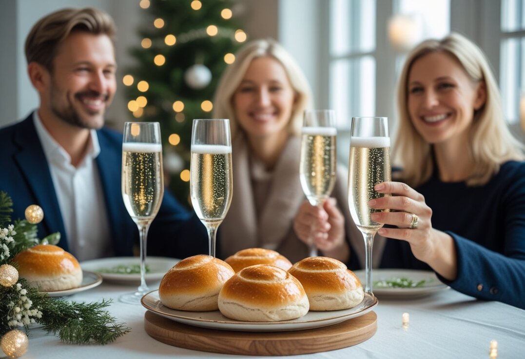 Festlige hveder og alkoholfri champagne til din fejring